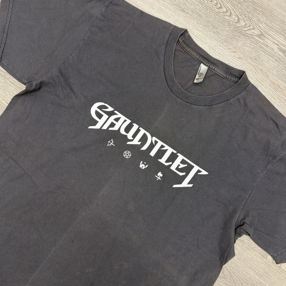 Gauntlet Invade The Darkness T Shirt Mens L Video Game Promo Made In USA
